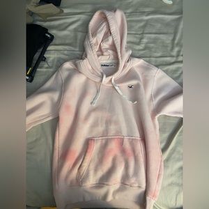 Hollister Pink Tie Die Hoodie Medium